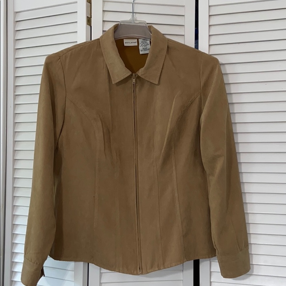 White Stag Faux Suede Jacket Large